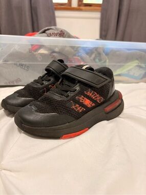 Kids Black and Red Spider-Man Adidas